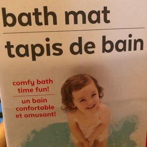 Baby bath mat used once